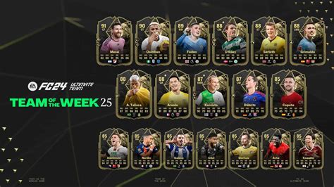 totw leaks|EA FC 25 Team Of The Week 1